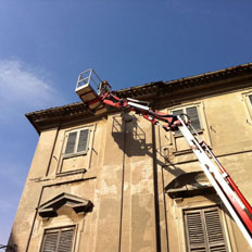 Noleggio e lavorazioni su autoscala